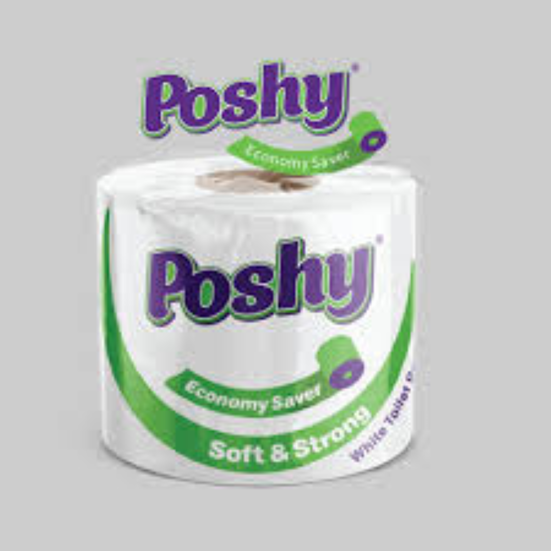  Poshy Roll Poa - 100 Sheets  Premium Blended  2 Ply - Single Pack